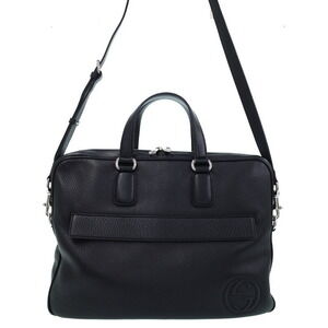 Gucci Soho interlocking G briefcase Black Shoulder Bag